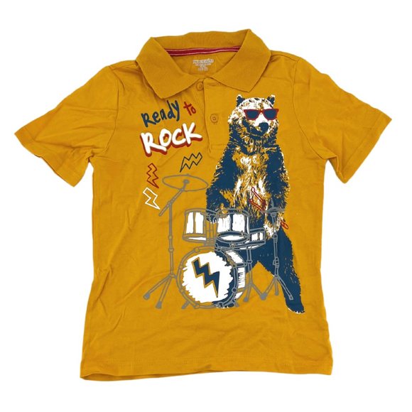 Toughskins | Boy's T-Shirt | Yellow | Various Sizes - Picture 1 of 2